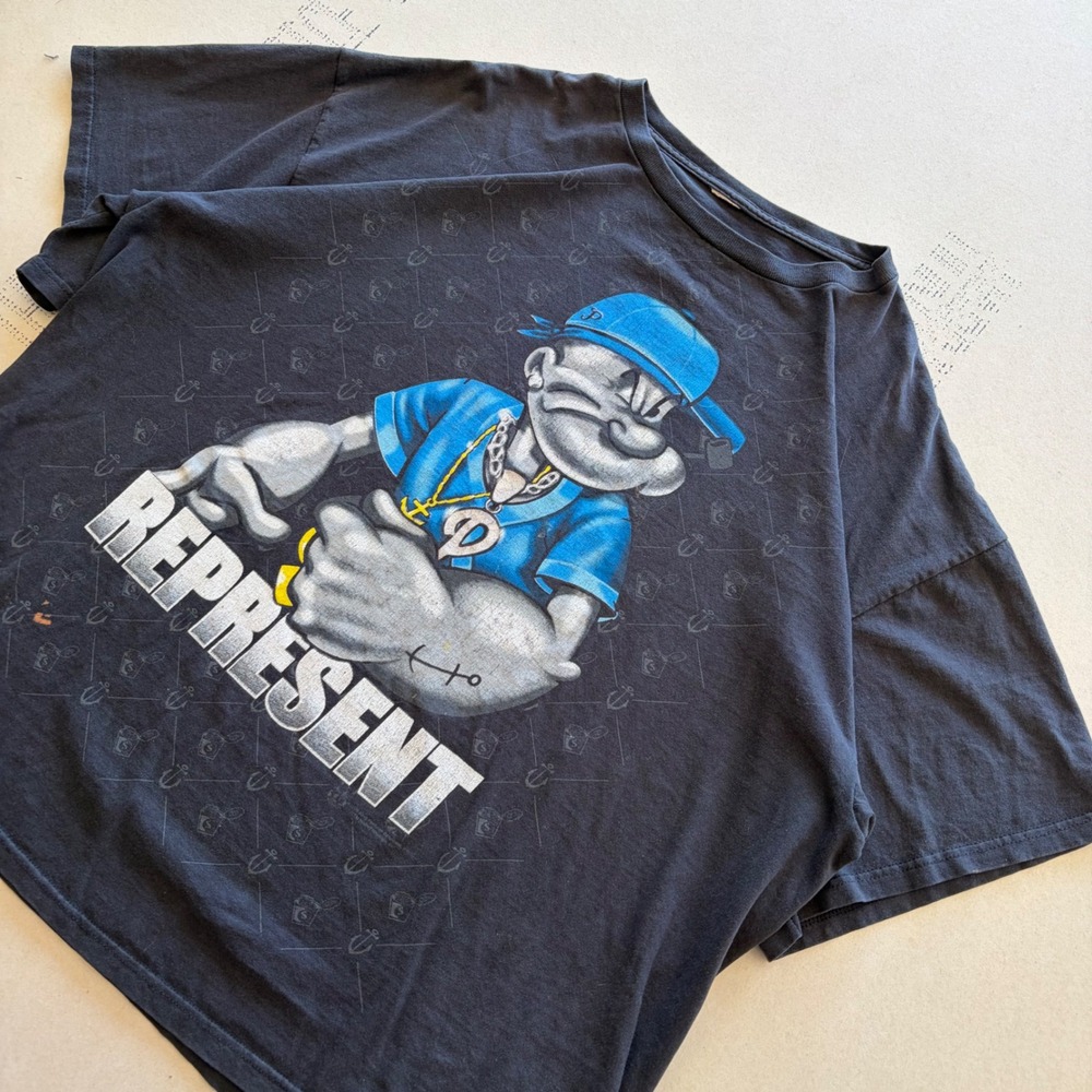 Y2K Popeye Represent T-shirt